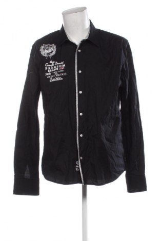 Herrenhemd Camp David, Größe XL, Farbe Schwarz, Preis 17,99 €