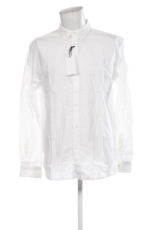 Cămașă de bărbați Delmao, Mărime L, Culoare Alb, Preț 137,99 Lei