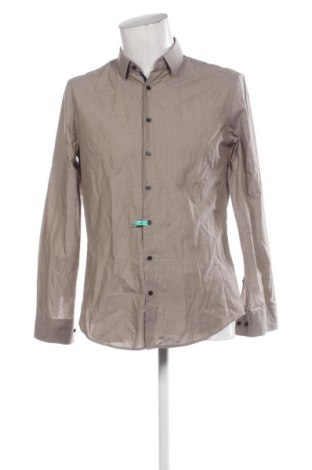 Herrenhemd Jake*s, Größe M, Farbe Braun, Preis € 11,99