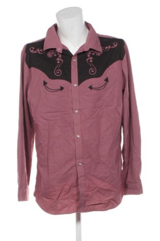 Męska koszula Manfinity, Rozmiar XXL, Kolor Różowy, Cena 51,99 zł