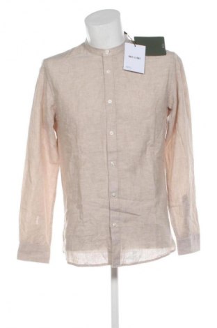 Herrenhemd Only & Sons, Größe L, Farbe Beige, Preis € 30,99