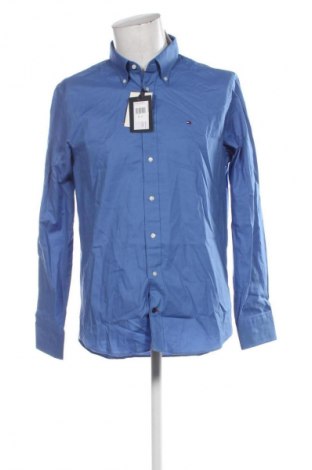 Męska koszula Tommy Hilfiger, Rozmiar L, Kolor Niebieski, Cena 217,99 zł