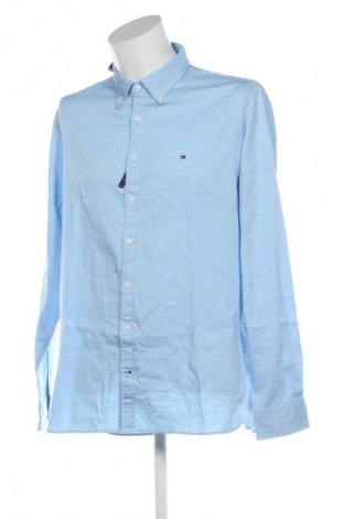 Męska koszula Tommy Hilfiger, Rozmiar XXL, Kolor Niebieski, Cena 404,99 zł