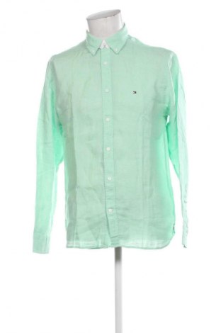 Pánská košile  Tommy Hilfiger, Velikost L, Barva Zelená, Cena  2 799,00 Kč