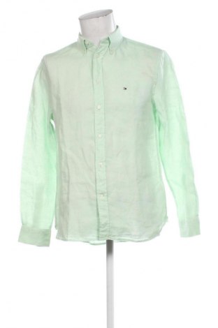 Ανδρικό πουκάμισο Tommy Hilfiger, Μέγεθος S, Χρώμα Πράσινο, Τιμή 107,99 €