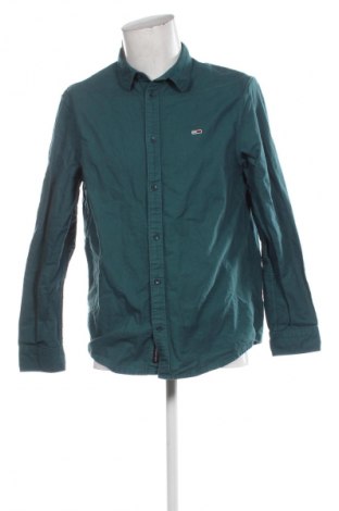 Herrenhemd Tommy Jeans, Größe L, Farbe Blau, Preis 31,71 €
