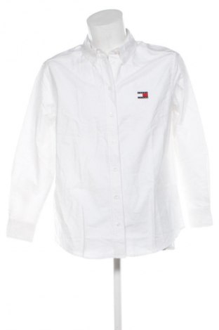 Cămașă de bărbați Tommy Jeans, Mărime M, Culoare Alb, Preț 443,99 Lei