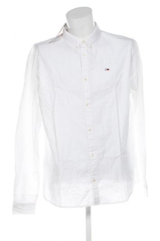Cămașă de bărbați Tommy Jeans, Mărime 3XL, Culoare Alb, Preț 356,99 Lei