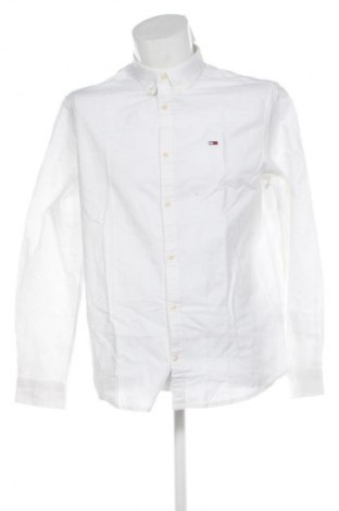 Herrenhemd Tommy Jeans, Größe M, Farbe Weiß, Preis € 93,99