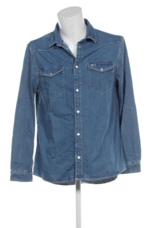Herrenhemd Tommy Jeans, Größe L, Farbe Blau, Preis € 75,99
