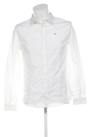 Herrenhemd Tommy Jeans, Größe M, Farbe Ecru, Preis 93,99 €