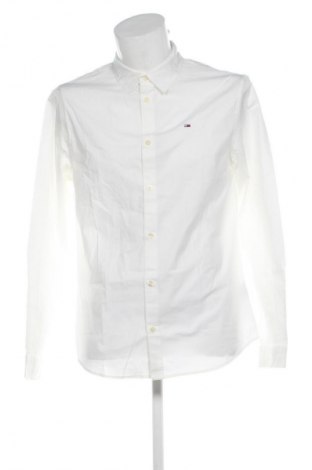 Herrenhemd Tommy Jeans, Größe L, Farbe Ecru, Preis € 55,99