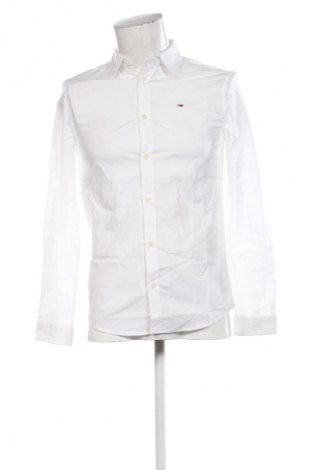 Мъжка риза Tommy Jeans, Размер S, Цвят Бял, Цена 54,99 лв.