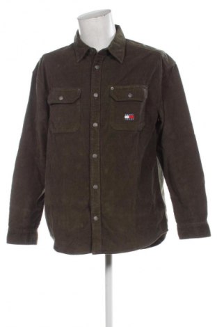 Herrenhemd Tommy Jeans, Größe L, Farbe Grün, Preis € 79,99