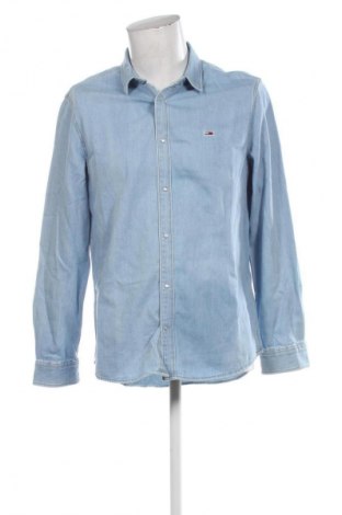 Herrenhemd Tommy Jeans, Größe L, Farbe Blau, Preis € 58,99