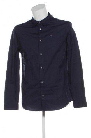 Męska koszula Tommy Jeans, Rozmiar L, Kolor Niebieski, Cena 296,99 zł