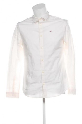 Męska koszula Tommy Jeans, Rozmiar M, Kolor ecru, Cena 141,99 zł