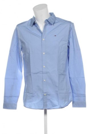 Herrenhemd Tommy Jeans, Größe L, Farbe Blau, Preis € 55,99