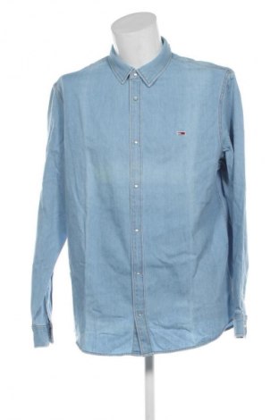 Męska koszula Tommy Jeans, Rozmiar XL, Kolor Niebieski, Cena 141,99 zł