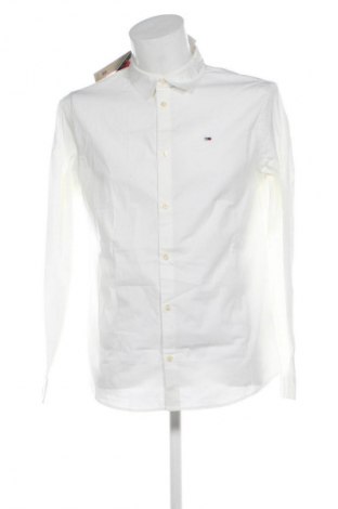 Férfi ing Tommy Jeans, Méret L, Szín Fehér, Ár 10 579 Ft