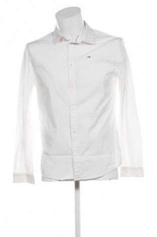 Cămașă de bărbați Tommy Jeans, Mărime L, Culoare Ecru, Preț 244,99 Lei