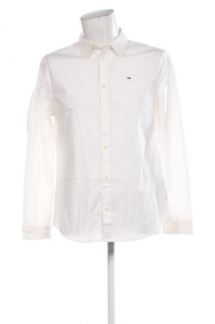Pánská košile  Tommy Jeans, Velikost L, Barva Krémová, Cena  639,00 Kč