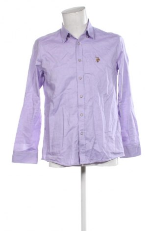 Herrenhemd U.S. Polo Assn., Größe M, Farbe Lila, Preis 28,13 €