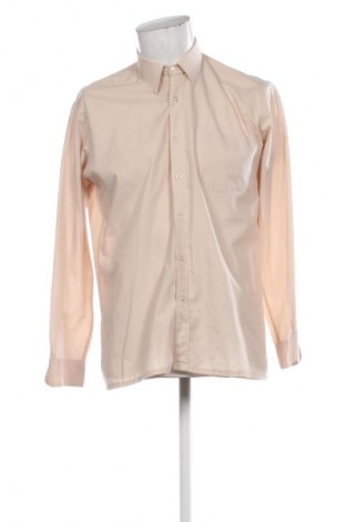 Herrenhemd Unbranded, Größe L, Farbe Beige, Preis € 15,99