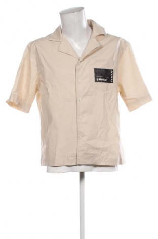 Herrenhemd Unbranded, Größe M, Farbe Beige, Preis € 11,99