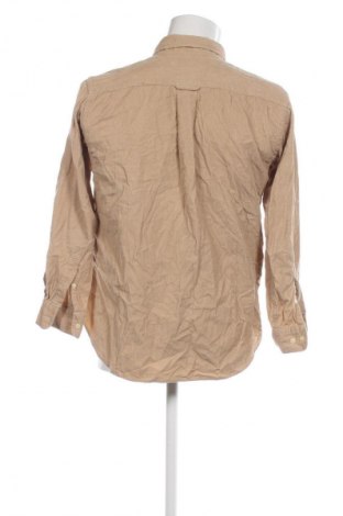 Herrenhemd Uniqlo, Größe M, Farbe Beige, Preis 5,99 €