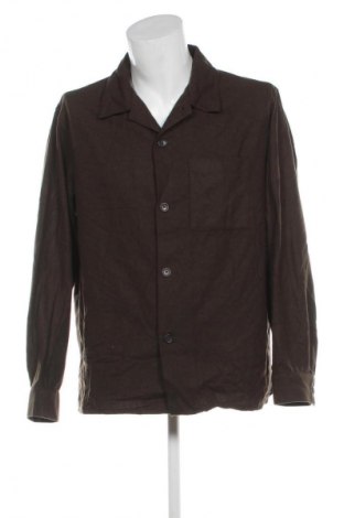 Herrenhemd Uniqlo, Größe L, Farbe Braun, Preis 14,99 €