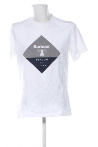 Tricou de bărbați Barbour, Mărime XL, Culoare Alb, Preț 117,99 Lei