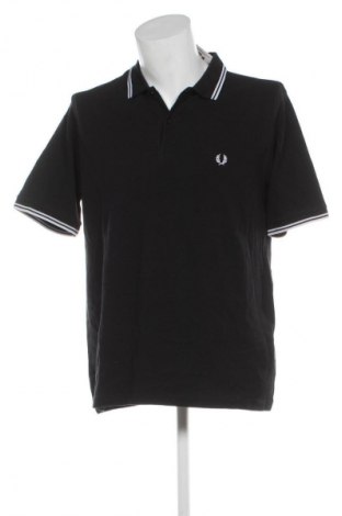 Ανδρικό t-shirt Fred Perry, Μέγεθος L, Χρώμα Μαύρο, Τιμή 28,99 €
