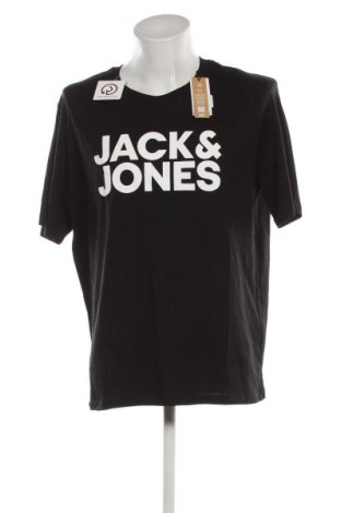 Herren T-Shirt Jack & Jones, Größe XXL, Farbe Schwarz, Preis € 22,99