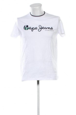 Herren T-Shirt Pepe Jeans, Größe L, Farbe Weiß, Preis € 33,99