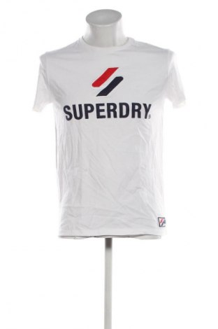 Herren Shirt Superdry, Größe M, Farbe Weiß, Preis 16,99 €