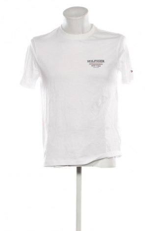 Męski T-shirt Tommy Hilfiger, Rozmiar S, Kolor Biały, Cena 138,99 zł