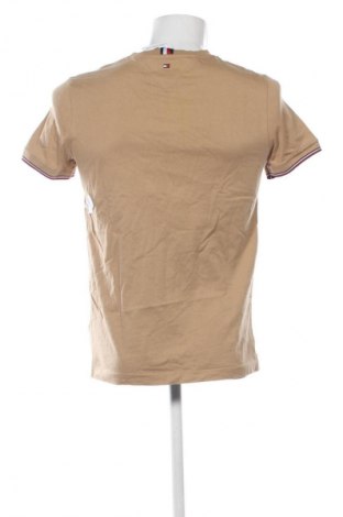 Tricou de bărbați Tommy Hilfiger, Mărime M, Culoare Bej, Preț 290,99 Lei