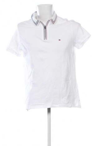 Мъжка тениска Tommy Hilfiger, Размер L, Цвят Бял, Цена 56,24 €