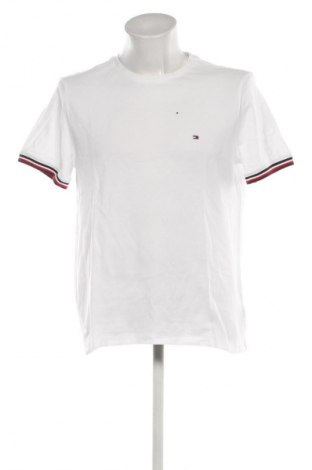 Мъжка тениска Tommy Hilfiger, Размер L, Цвят Бял, Цена 49,99 лв.