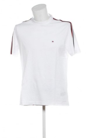 Męski T-shirt Tommy Hilfiger, Rozmiar M, Kolor Biały, Cena 88,99 zł