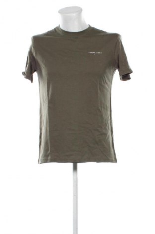 Męski T-shirt Tommy Jeans, Rozmiar M, Kolor Zielony, Cena 89,99 zł