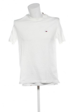 Tricou de bărbați Tommy Jeans, Mărime L, Culoare Alb, Preț 181,99 Lei