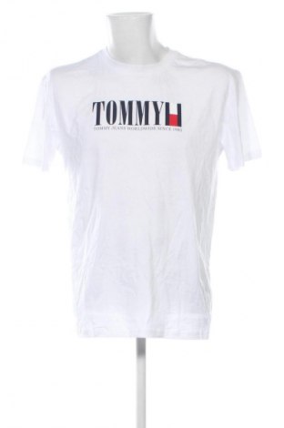Ανδρικό t-shirt Tommy Jeans, Μέγεθος M, Χρώμα Λευκό, Τιμή 31,99 €