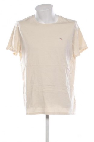 Męski T-shirt Tommy Jeans, Rozmiar XXL, Kolor ecru, Cena 129,99 zł