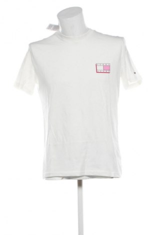 Herren T-Shirt Tommy Jeans, Größe M, Farbe Weiß, Preis € 54,99