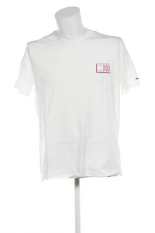 Ανδρικό t-shirt Tommy Jeans, Μέγεθος L, Χρώμα Λευκό, Τιμή 31,99 €