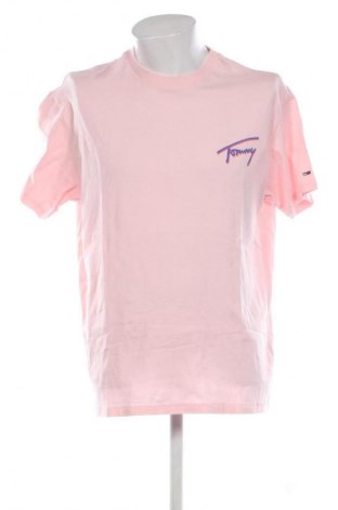 Мъжка тениска Tommy Jeans, Размер M, Цвят Розов, Цена 75,99 лв.