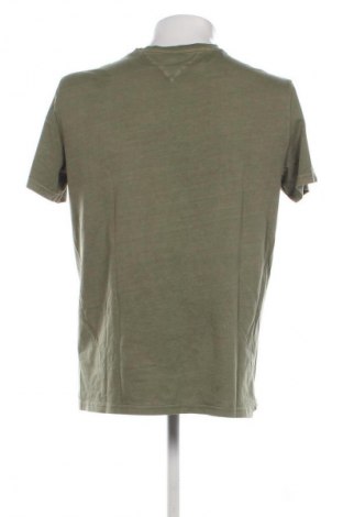 Férfi póló Tommy Jeans, Méret L, Szín Zöld, Ár 13 249 Ft