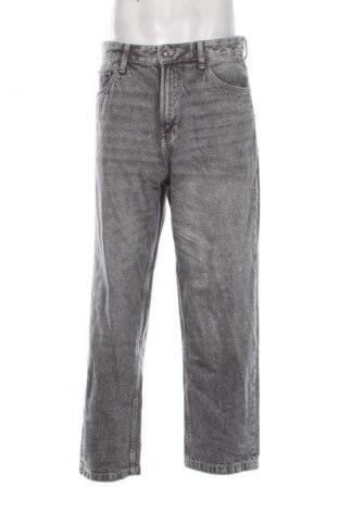 Blugi de bărbați Bershka, Mărime L, Culoare Gri, Preț 38,99 Lei